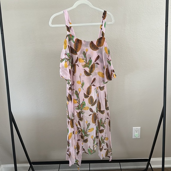 Masaba Spicy Jackfruit Assymetrical Top and Palazzo Pants Set - Picture 7 of 11